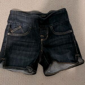 Denim shorts